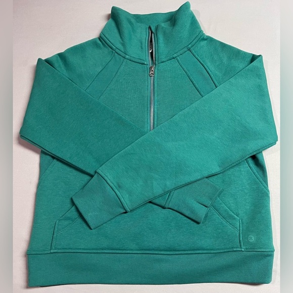 Danskin Half Zip Fleece Funnel Neck Sweatshirt NWOT - Picture 2 of 4